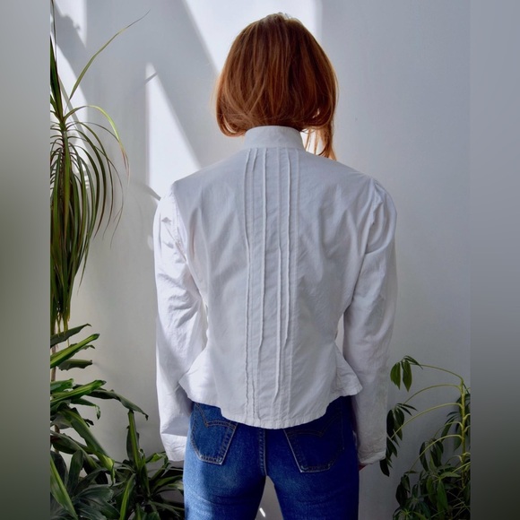 Vintage Cotton Shirt with Eyelet Details - Picture 2 of 8